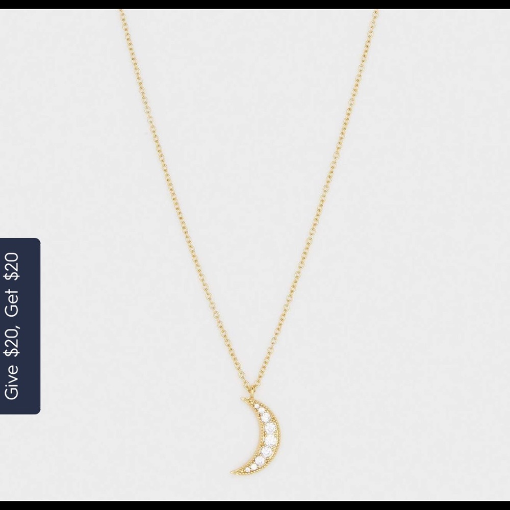 COPY - Gorjana Luna Crescent Necklace